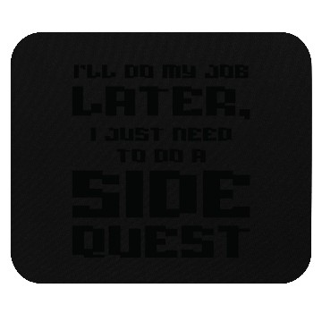 Discover Procrastinating Panda Lover Side Quest Panda Mouse Pads