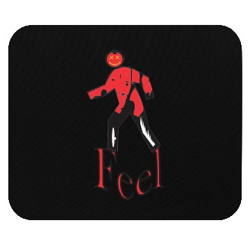 Discover feel | smile | beautiful design | nice | logo Mouse Pads