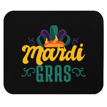 Discover Mardi Gras Retro Vintage Mardi Gras Mouse Pads