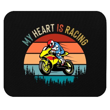 Discover Retro Vintage Motorcycle Racing Mouse Pads
