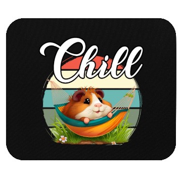 Discover Guinea Pig Chill Relaxing for a Guinea pig Lover Mouse Pads