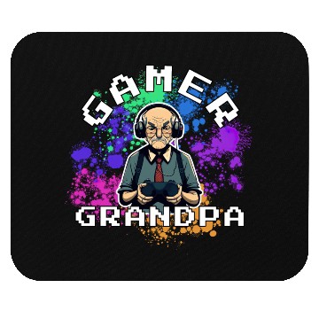 Discover Gamer Grandpa Mouse Pads