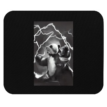 Discover Lightning Bolt Panda Mouse Pads