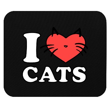 Discover i love cats Mouse Pads