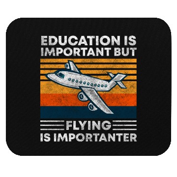 Discover Flying Airfield Flight School Mouse Pads