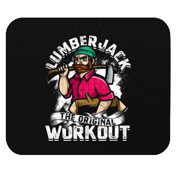 Discover Lumberjack - the original workout - Lumberjack Mouse Pads
