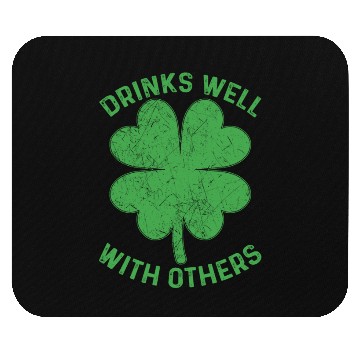 Discover Drinks Well With Others Irish St Patricks Day Beer Mouse Pads