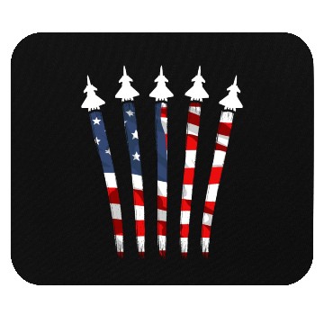 Discover Patriotic America USA Flag 4th Of July American Mouse Pads