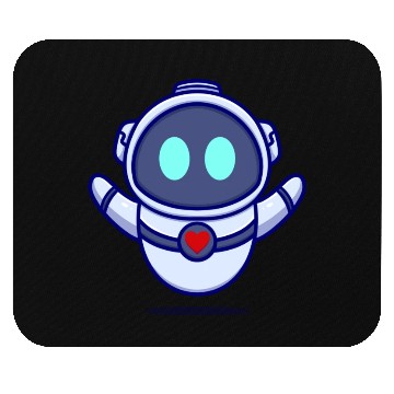 Discover Cute robot cartoon icon illustration gifts Mouse Pads