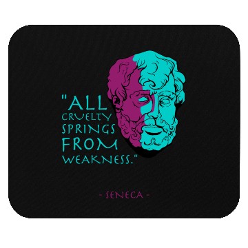 Discover Seneca Stoic Philosophy Quote Mouse Pads
