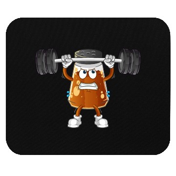 Discover funny gym Pepper Mouse Pads