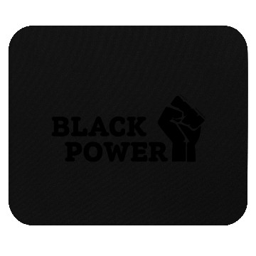 Discover Black Power Mouse Pads