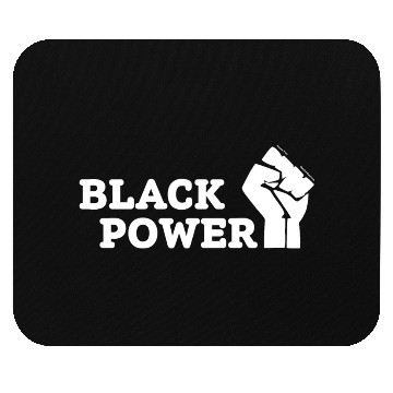 Discover Black Power Mouse Pads
