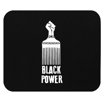 Discover Black Power Mouse Pads