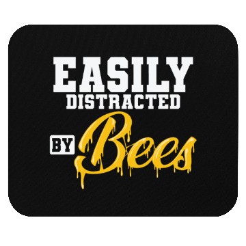 Discover Beekeeper Honey Easily Distracted by Bees Mouse Pads