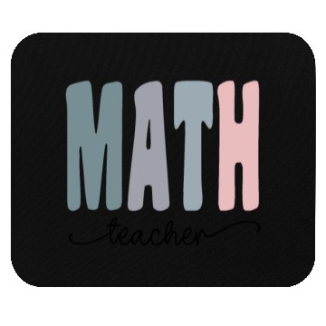 Discover Math Teacher Gift Matching Teacher Squad Mouse Pads