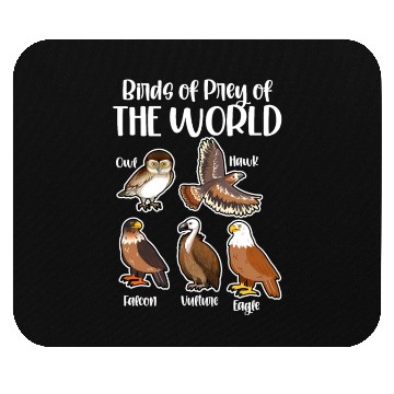 Discover Birds of Prey Of The World Mouse Pads