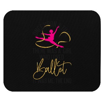 Discover Ballet Dancer Dance Girl Ballerina Mouse Pads