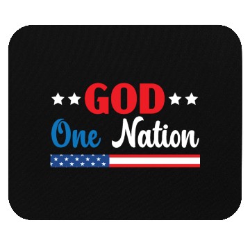 Discover Patriotic America USA Flag 4th Of July American Mouse Pads