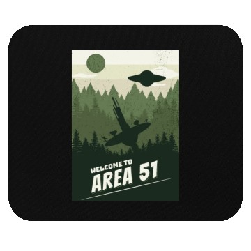 Discover Welcome To area 51 Mouse Pads