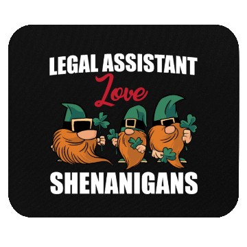 Discover Legal Assistant Love Shenanigans St. Patricks Day Mouse Pads