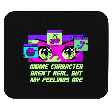 Discover Anime Character Arent Real Manga Emo Japanese Anim Mouse Pads