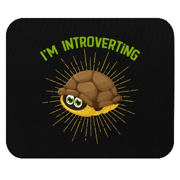 Discover Introverted Person Turtle Lover Mouse Pads