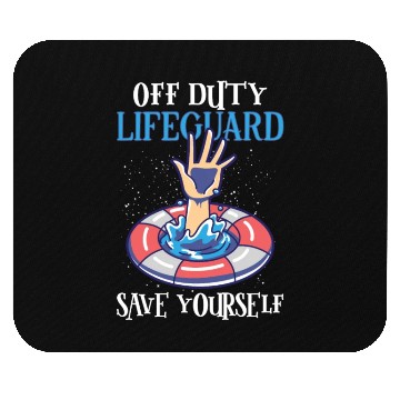 Discover Swimmer Scuba Diving Lifeguard Water Sport Mouse Pads
