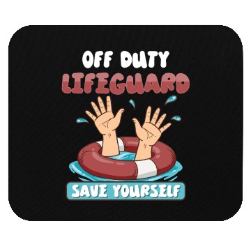 Discover Swimmer Scuba Diving Lifeguard Water Sport Mouse Pads