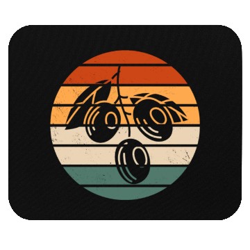 Discover Retro Green Olive Design Mouse Pads