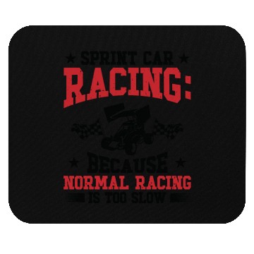 Discover Sprint Car Dirt Track Racing Mouse Pads