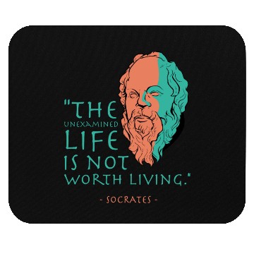 Discover Socrates Stoic Philosophy Quote Mouse Pads