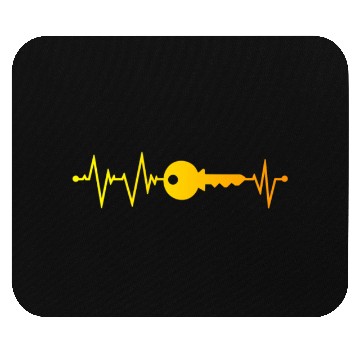 Discover Great Key Heartbeat Mouse Pads