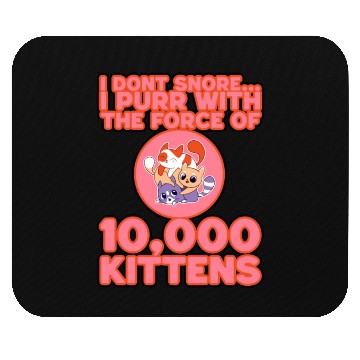 Discover I Purr With The Force Of 10,000 Kittens 3 Mouse Pads