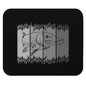 Discover fish - fishing - fishermen Mouse Pads