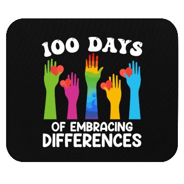 Discover 100 Days of Embracing Differences Mouse Pads