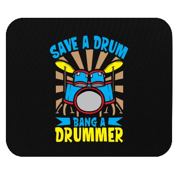 Discover Drummer Drums Music Drum Set Drumming Mouse Pads