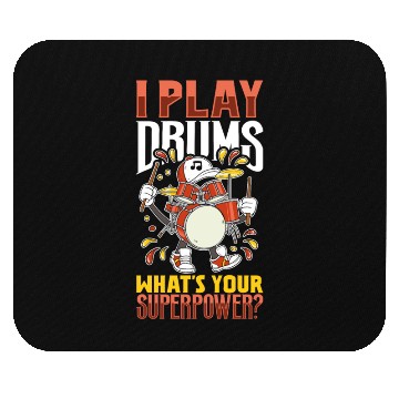 Discover Drummer Drums Music Drum Set Drumming Mouse Pads