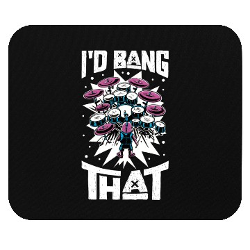 Discover Drummer Drums Music Drum Set Drumming Mouse Pads