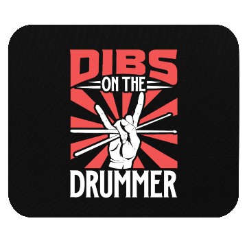 Discover Drummer Drums Music Drum Set Drumming Mouse Pads