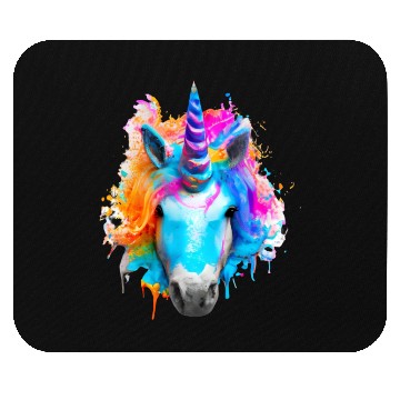 Discover Colourful unicorn Mouse Pads
