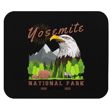 Discover Yosemite National Park Mouse Pads