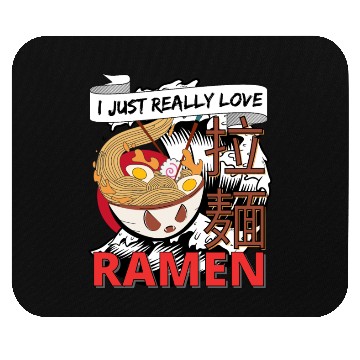 Discover I just really love Ramen Mouse Pads