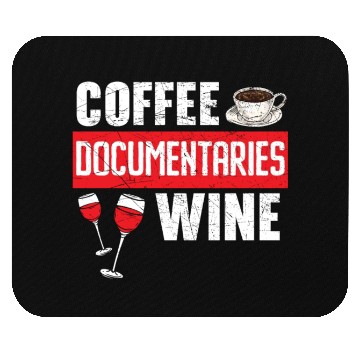 Discover Coffee Documentaries Wine True Crime Documentary Mouse Pads