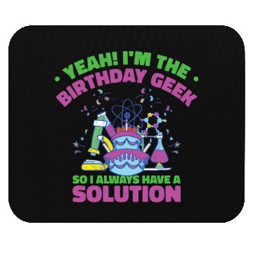 Discover Science Theme Birthday Party Chemistry Scientist Mouse Pads