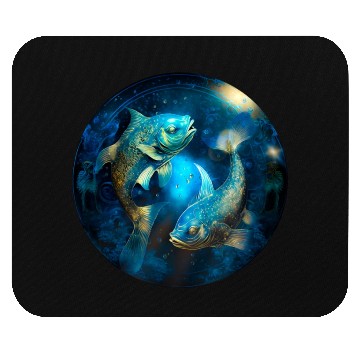 Discover Pisces zodiac sign Mouse Pads