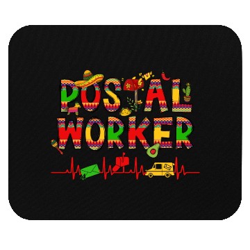 Discover Cinco de Mayo Postal Worker Cinco de Mayo Pattern Mouse Pads