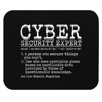 Discover Cyber Security Cyber Hacker Analyst Programmer Mouse Pads