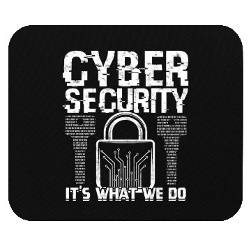 Discover Cyber Security Cyber Hacker Analyst Programmer Mouse Pads