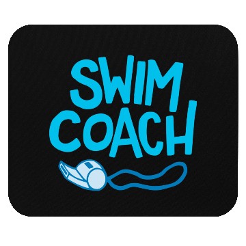 Discover Swim Coach Swimming Mouse Pads